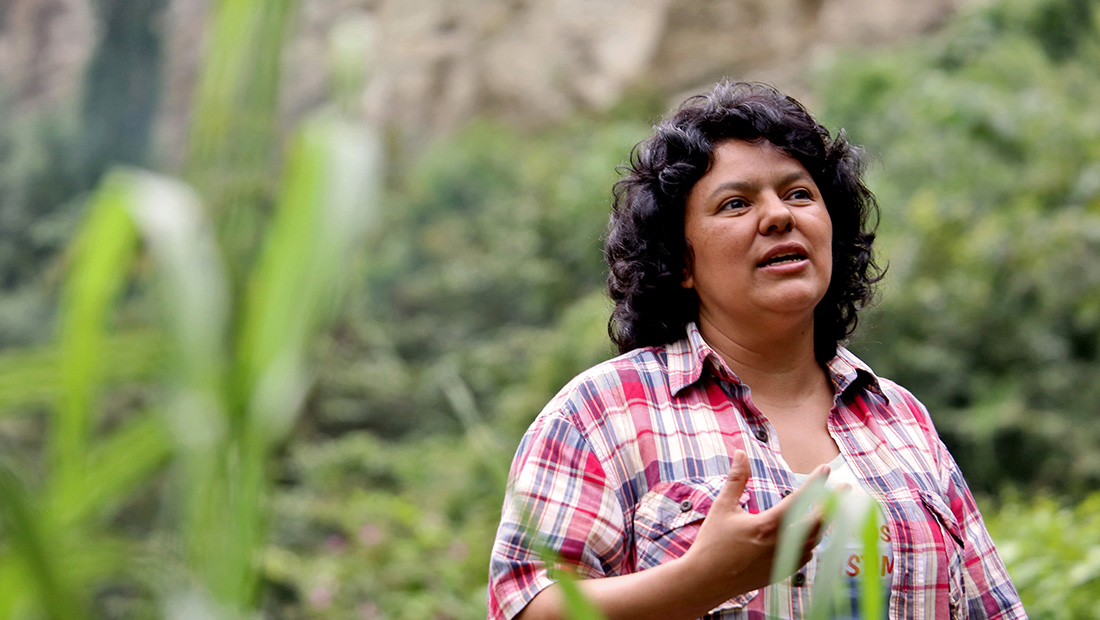 La líder indígena trabajaba por la comunidad indígena de Honduras.
