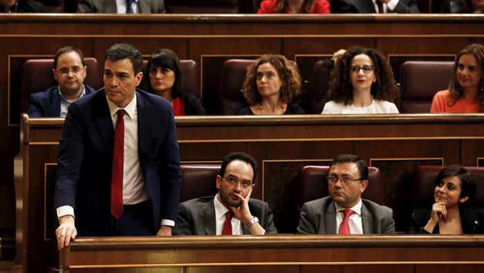 El militante del PSOE, Pedro Sánchez, aseguró que pese al fracaso no permitirá que Mariano Rajoy sea reelegido.
