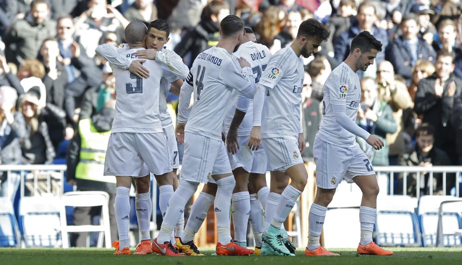 Real Madrid goleó 7-1 al Celta de Vigo con póker de Cristiano Ronaldo por la Liga española.