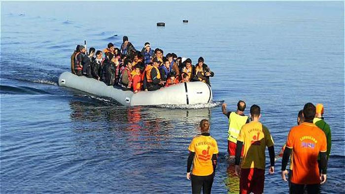 Un total de nueve refugiados fueron rescatados con vida