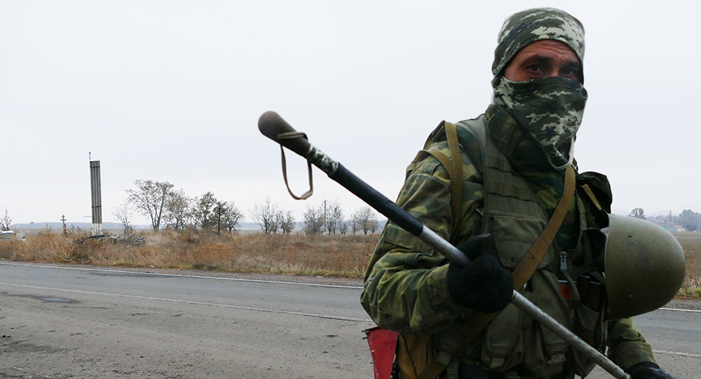 Las milicias de Donetsk se mantienen alerta ante los ataques de Ucrania.