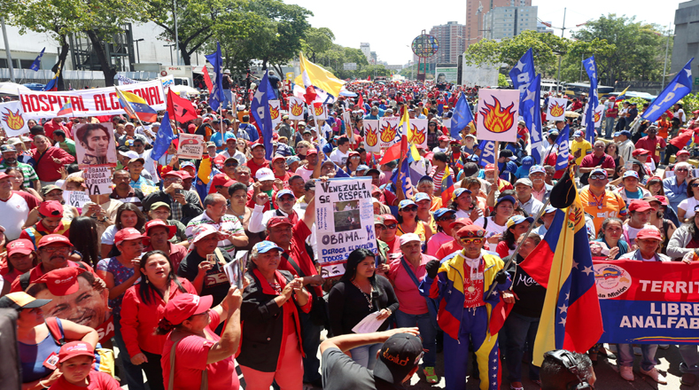 Los venezolanos defienden su soberanía ante la nueva embestida imperial.