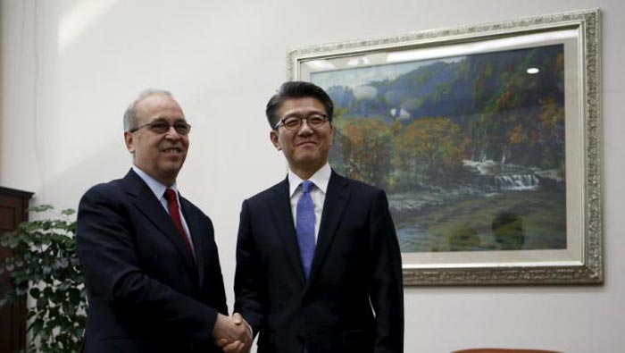 El representante surcoreano acordó ejercer presión junto EE.UU. para exigir sanciones severas contra Contra Corea del Norte