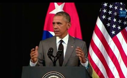 Obama aseguró que el acercamiento con Cuba se da porque""EE.UU. también sufrió las consecuencias del bloqueo". 