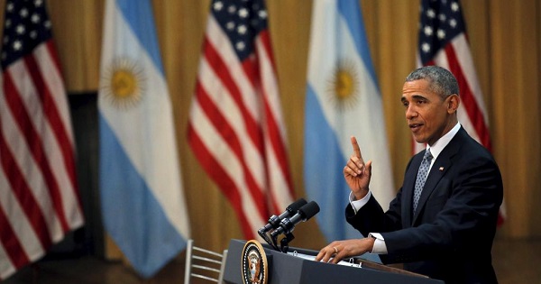 Barack Obama no se refirió a la persecución de Mauricio Macri contra líderes sociales.