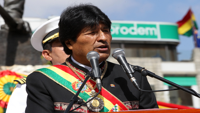 El manantial nace en territorio boliviano y no es parte de aguas internacionales, precisó el presidente Evo Morales.