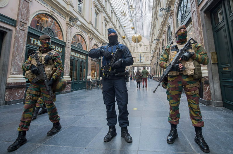 La seguridad continúa siendo extrema en Bruselas.