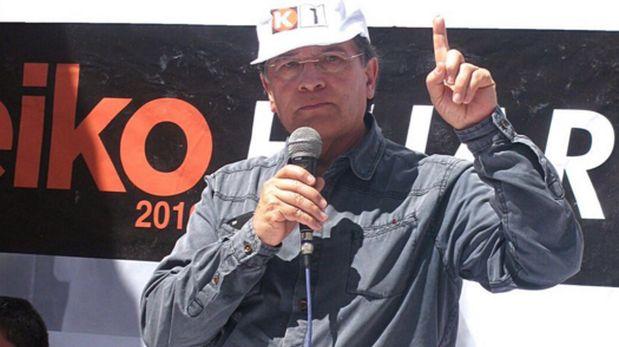 Vladimiro Huaroc fue excluido de la lista al Congreso de Fuerza Popular por Junín.