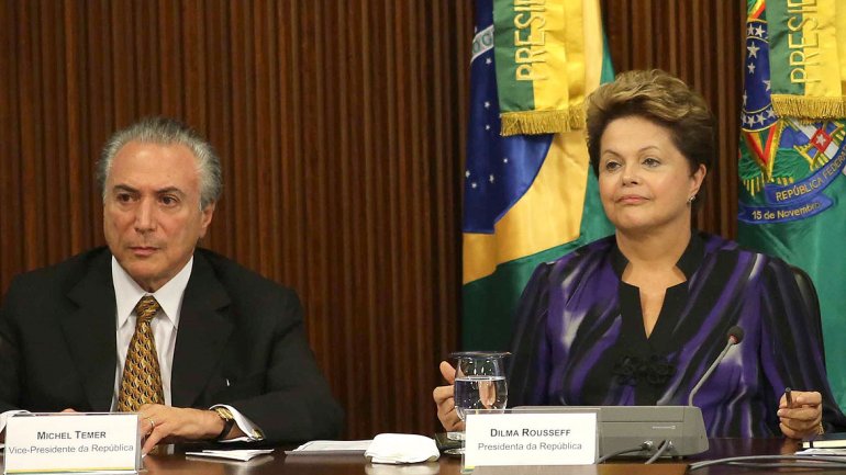 Michel Temer mantiene tensiones con Rousseff desde 2015