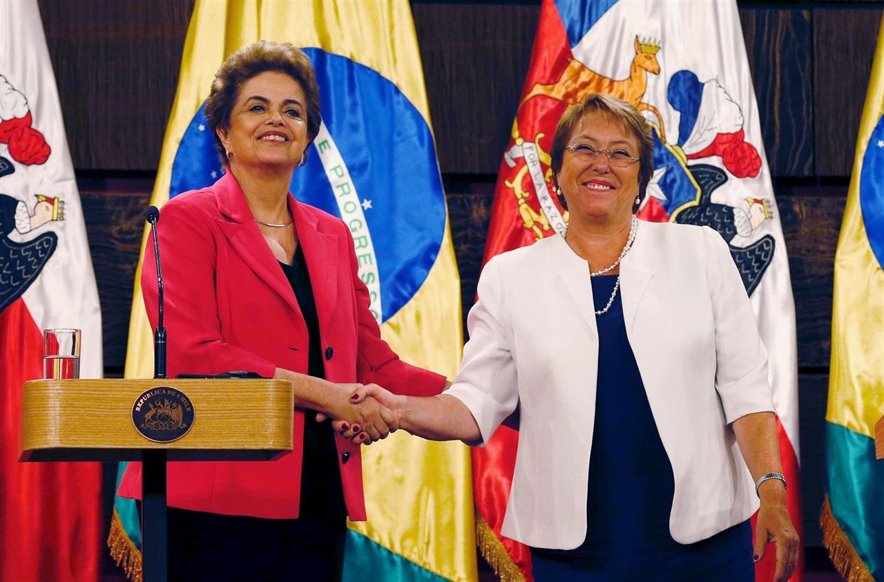 Mandataria chilena expresó que Rousseff 