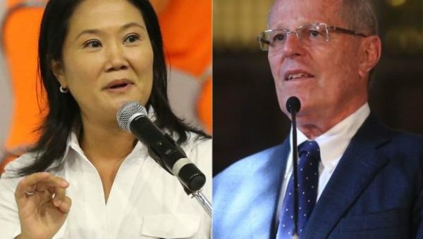 Keiko Fujimori y Pedro Kuczynski irán a una segunda vuelta electoral el próximo 5 de junio