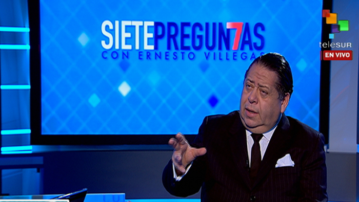 Hermann Escarrá participó este lunes en el programa Siete preguntas transmitido por teleSUR.