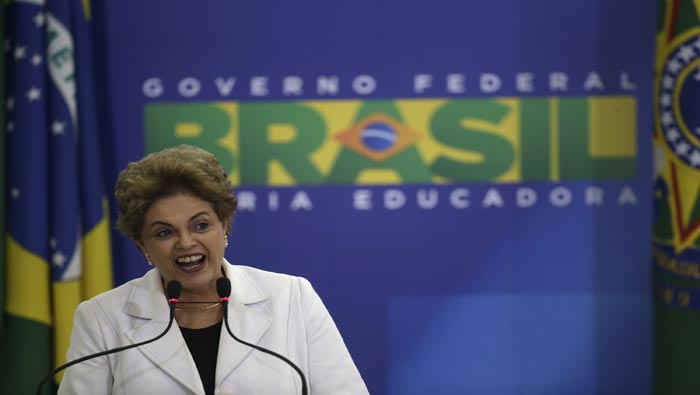 Rousseff señaló a Temer y Cunha comio líderes de la conspiración