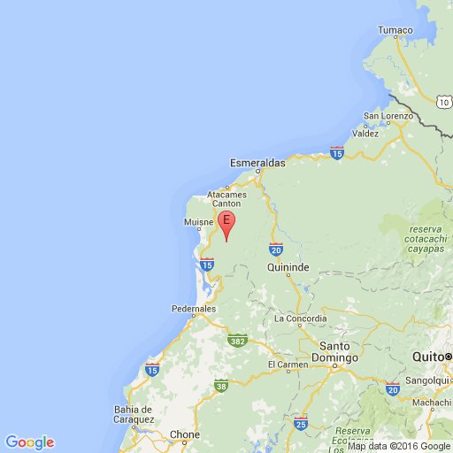 El fuerte sismo se suma a las más de 540 réplicas registradas en Ecuador desde el pasado sábado.