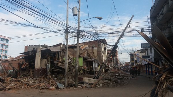 Las provincias de Manabí y Esmeraldas fueron las más afectadas por el terremoto en Ecuador.