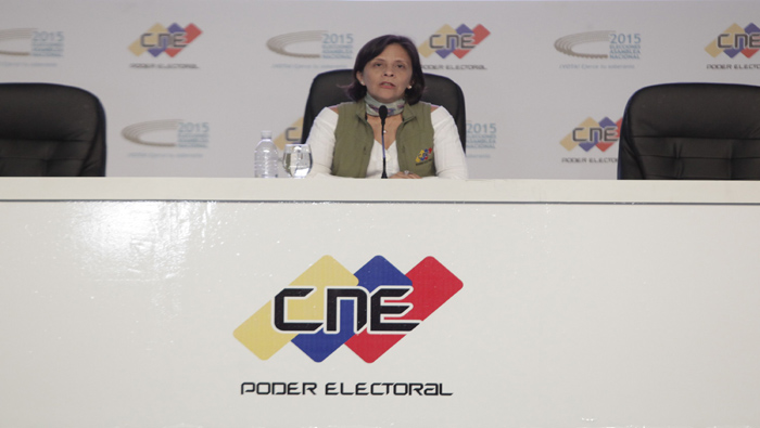 Sandra Oblitas afirmó que el CNE seguirá garantizando el ejercicio político de los venezolanos.