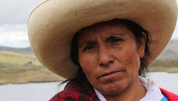 Maxima Acuña, a Peruvian subsistence farmer, is one of the recipients of the 2016 Goldman Environmental Prize.