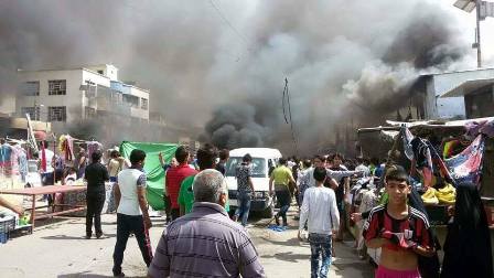 La explosión se registró en el barrio chiita de Ciudad Sadr.