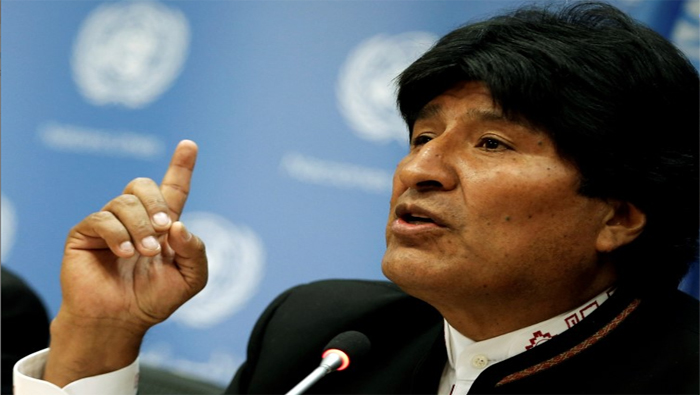 El presidente boliviano abogó por mayor oportunidades para su pueblo con retorno de recursos al país.