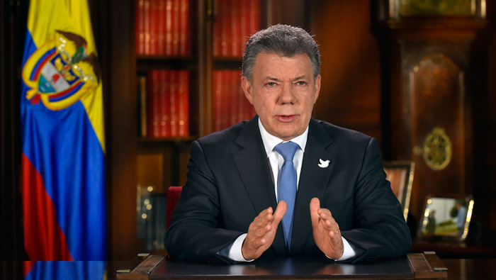 Santos asegura que la paz de Colombia estará blindada.