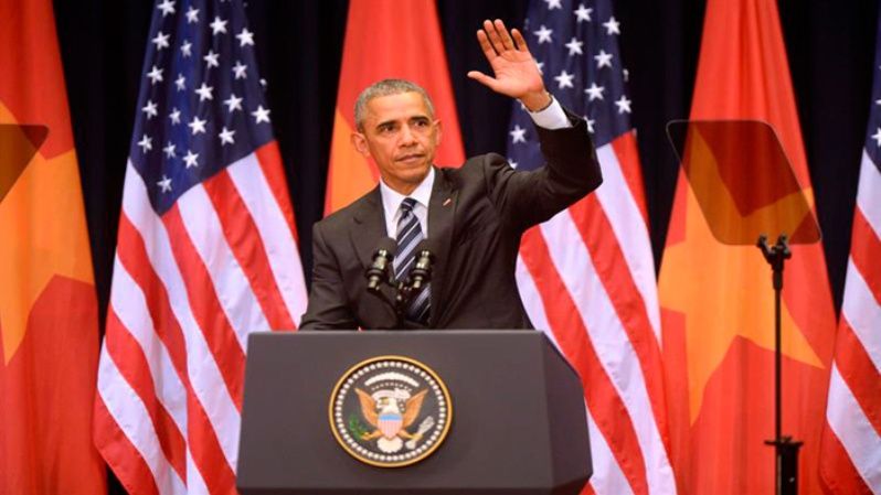 Obama anunció el levantamiento del veto de venta de armas de Estados Unidos contra Vietnam, que estuvo vigente por 34 años.