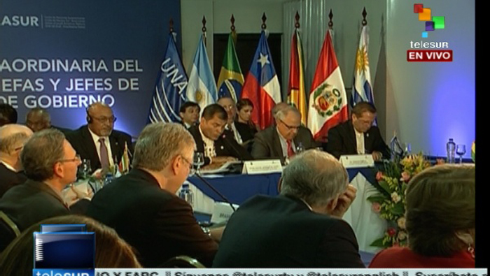 La OEA aprobó un documento en el que apoya el diálogo amplio entre el Gobierno de Venezuela y la oposición.