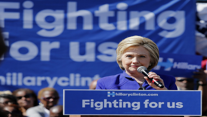 Clinton sería la primera mujer que es elegida candidata presidencial de uno de los dos principales partidos de EE.UU.