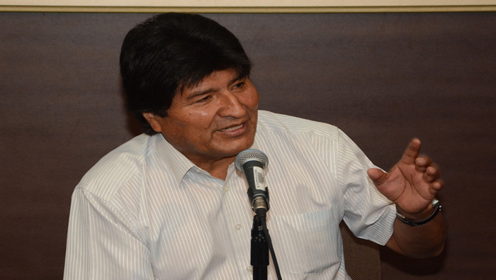 El mandatario boliviano apoya la decisión de la OEA de evaluar la conducta de Almagro en contra de Venezuela.