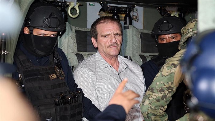 Palma fue trasladado por militares en avión desde Matamoros al aeropuerto de Ciudad de México, donde un helicóptero partió hacia el penal de máxima seguridad del Altiplano.