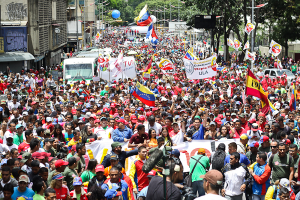 Venezolanos rechazarán actitud del opositor presidente de la Asamblea Nacional.