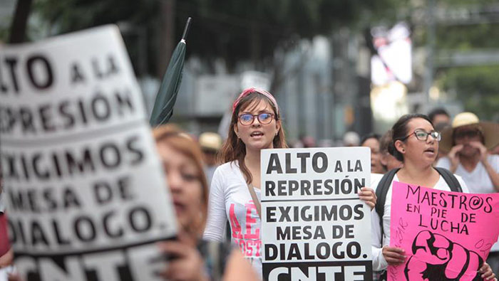 CNTE:  freno a la privatización de educación, salud y pensiones