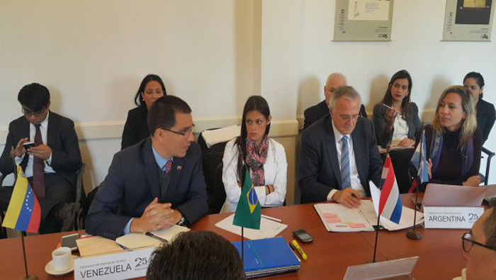 Los ministros de desarrollo social del Mercosur se reunieron este viernes en Uruguay.