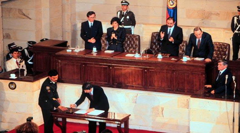 Hace 25 años Colombia tuvo una nueva Constitución