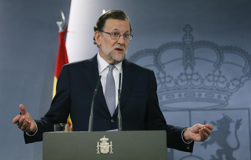 Rajoy fue el último en reunirse con el Rey Felipe.