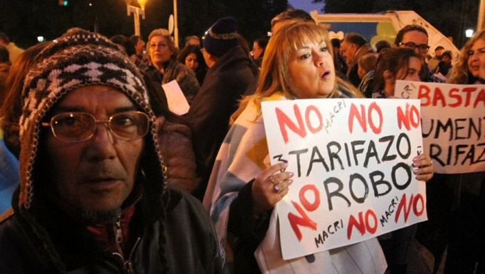 Los argentinos no han cesado en sus protestas contra el Tarifazo del Gobierno.