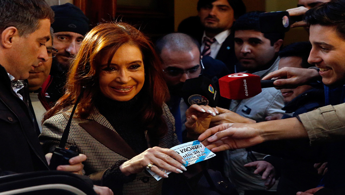 Cristina Fernández es víctima de una persecución judicial por parte del Gobierno argentino.