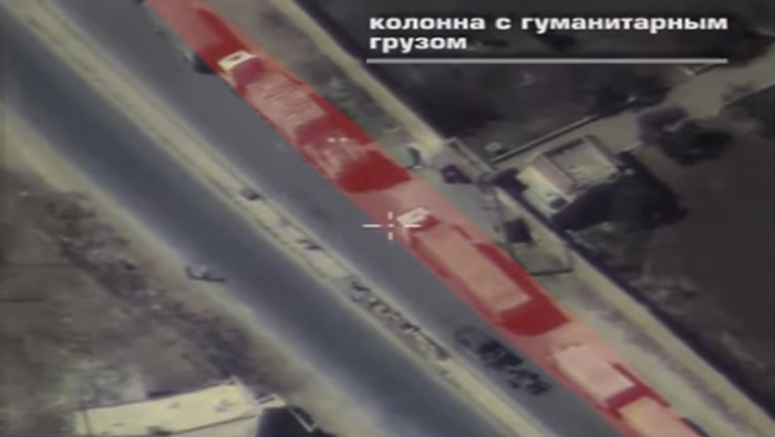 Rusia ha negado ser responsable de un supuesto ataque aéreo contra un convoy humanitario.