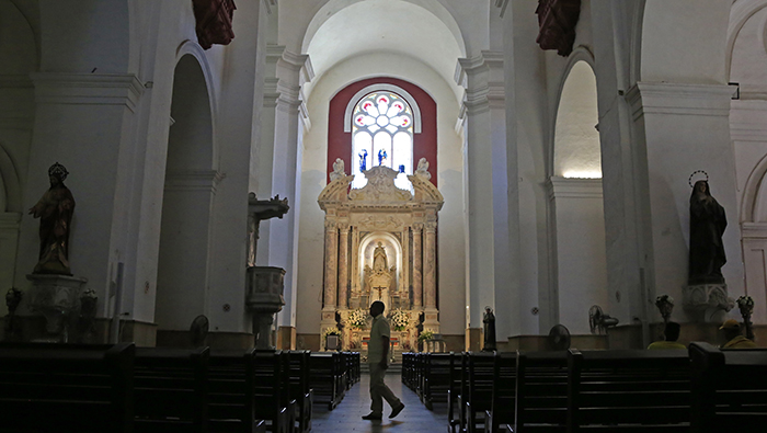 Santuario de San Pedro Claver en Cartagena de Indias (Colombia)