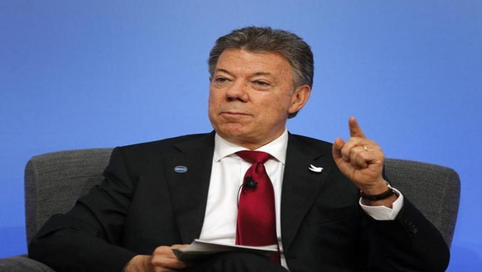 Santos destacó el cese de acciones ofensivas declarado por el ELN.