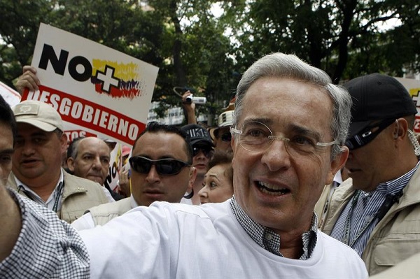 Álvaro Uribe fue el principal promotor del No en el plebiscito por la paz en Colombia que se celebró el 2 de octubre.