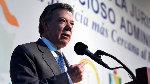 El presidente Juan Manuel Santos anunció que hasta no concretarse la liberación del excongresista Odín Sánchez no se instalará la mesa de negociación.