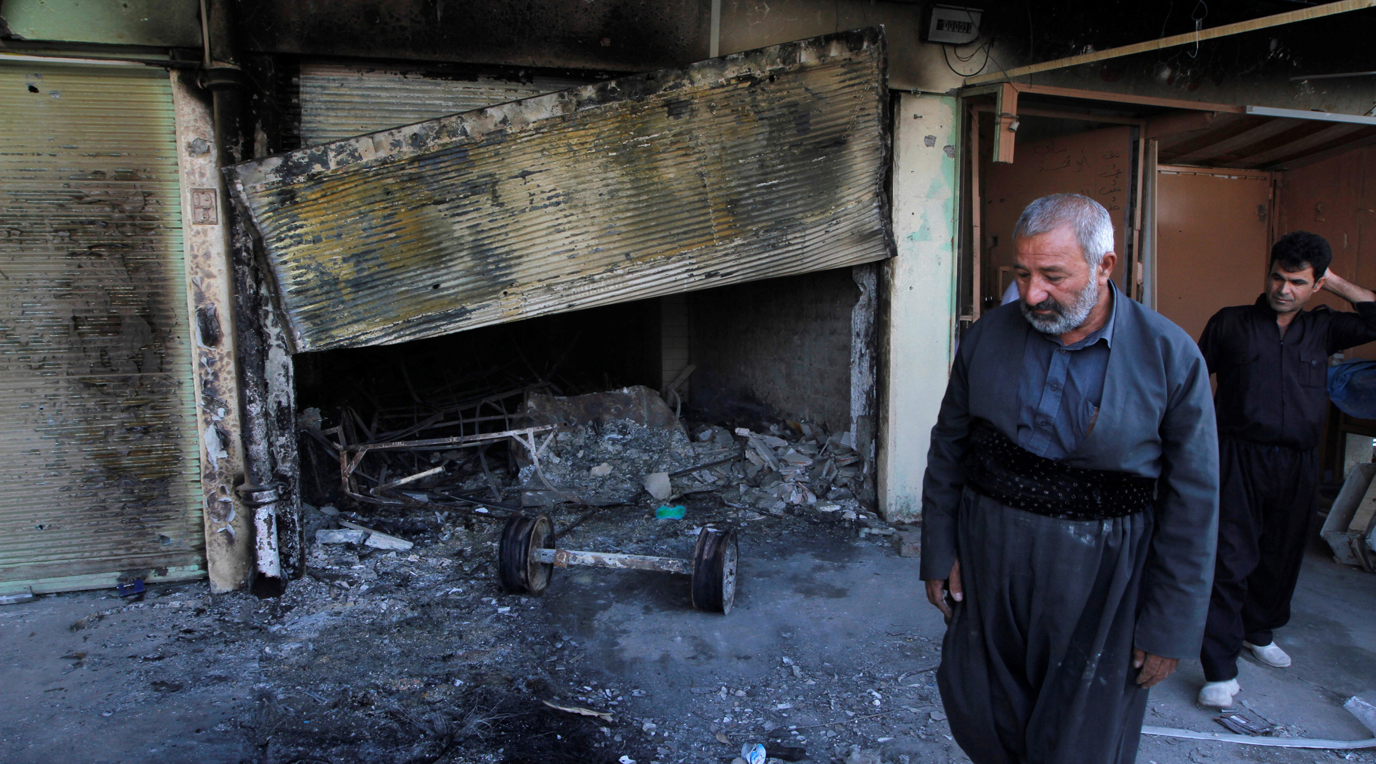Fuertes daños causaron los ataques del Daesh en Kirkuk.