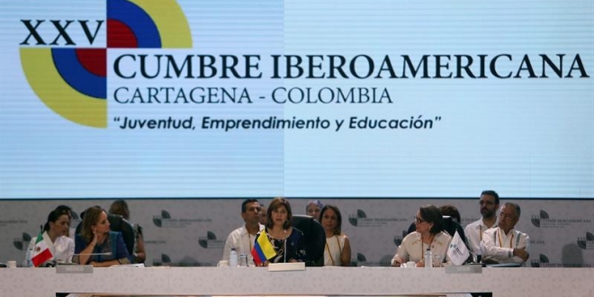 Cumbre Iberoamericana concluye este sábado en Colombia
