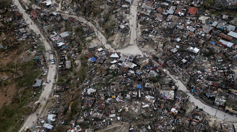 El devastador paso de Matthew por Haití