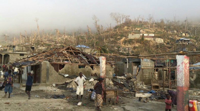 Jérémie, la ciudad devastada por el huracán Matthew en Haití