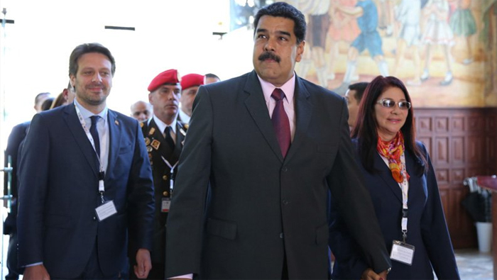 El mandatario venezolano aseguró durante su intervención que la crisis humanitaria debe combatirse invirtiendo en el desarrollo.