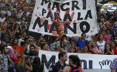 Prosiguen las protestas contra la politícas de Mauricio Macri