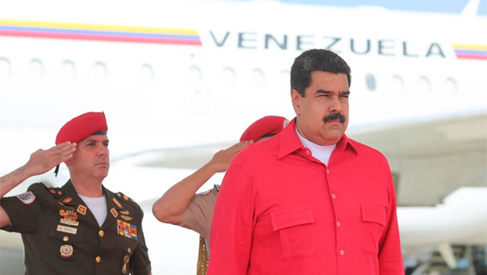El mandatario llegó a Venezuela luego de una gira por los países petroleros.