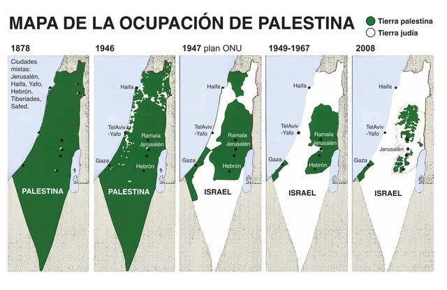 “Google borra a Palestina del mapa”