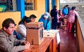 "En Bolivia van a funcionar 29.224 mesas y en el extranjero han sido habilitadas 1.143 mesas", dijo Katia Uriona, titular del Tribunal Supremo Electoral (TSE). 